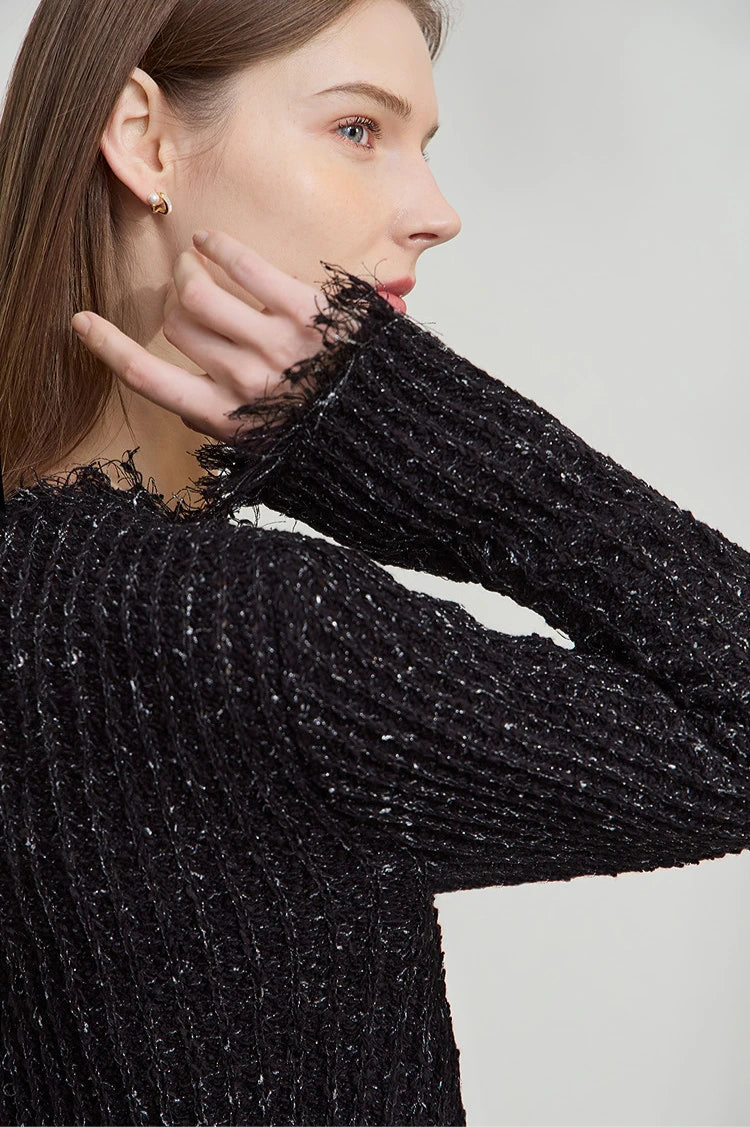 Minimalist Tassel Cardigan