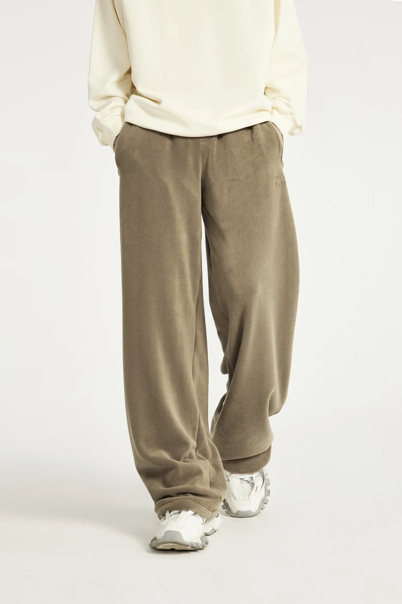 Fleece Straight Leg Pants