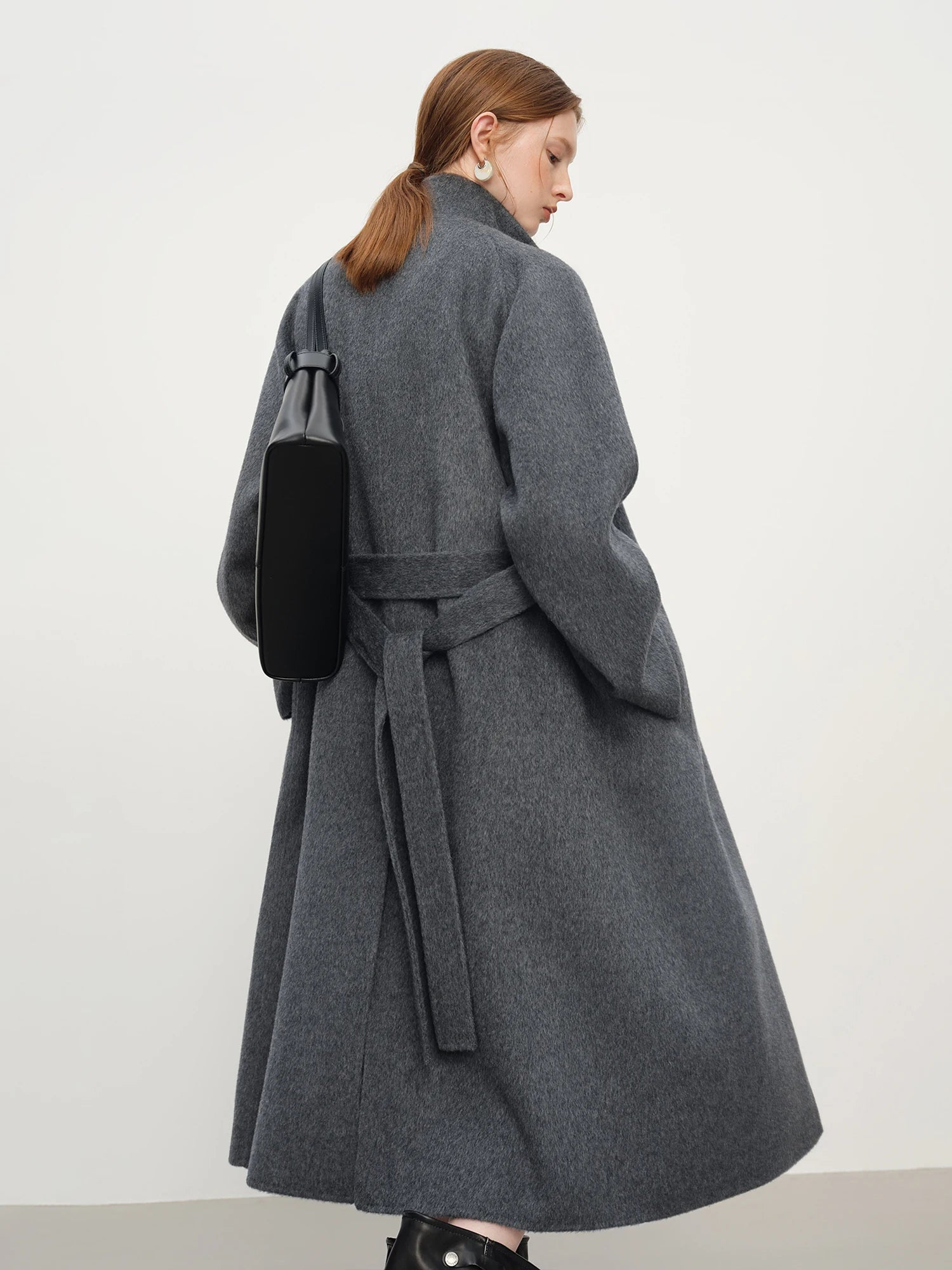 Wool Double-Faced Long Coat