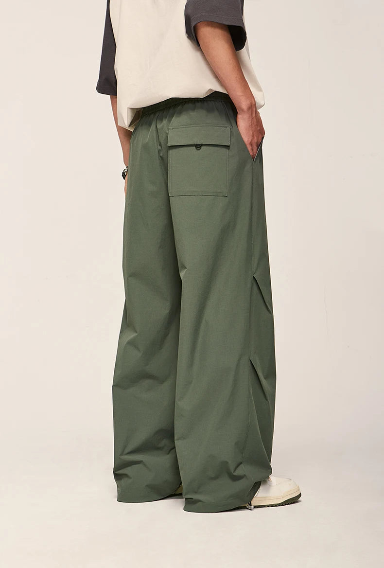 Nylon Parachute Pants