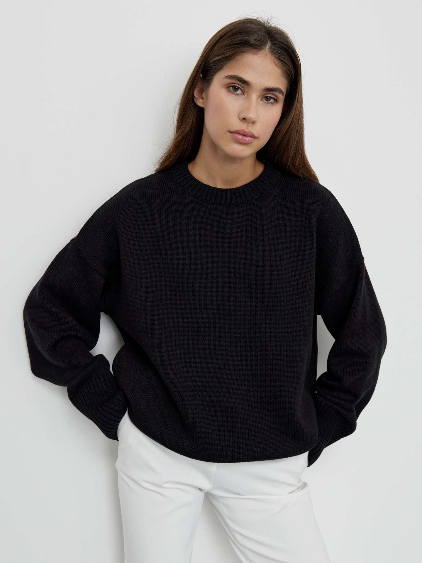 Classic Round Neck Sweater