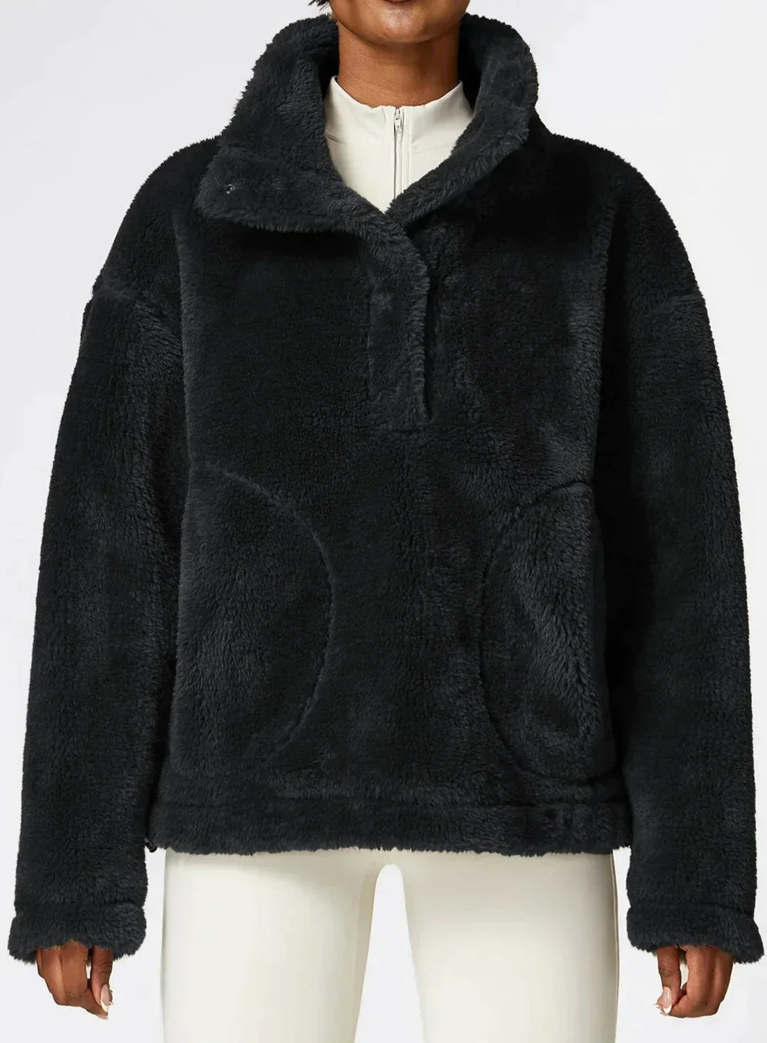 Soft fleece sweatshirt