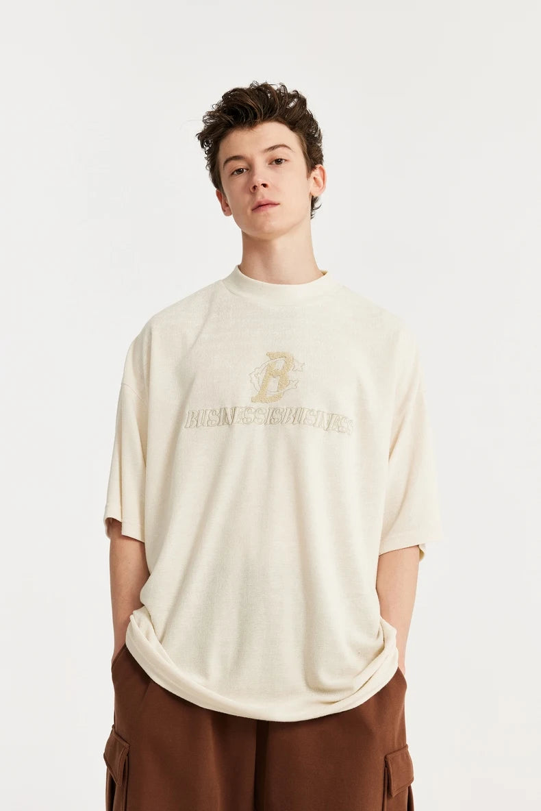 Oversized Mock Neck T-shirt