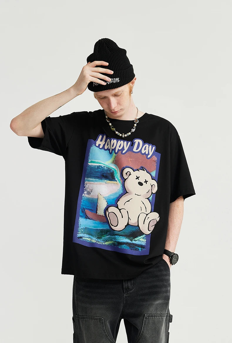 Bear Printing T-shirt