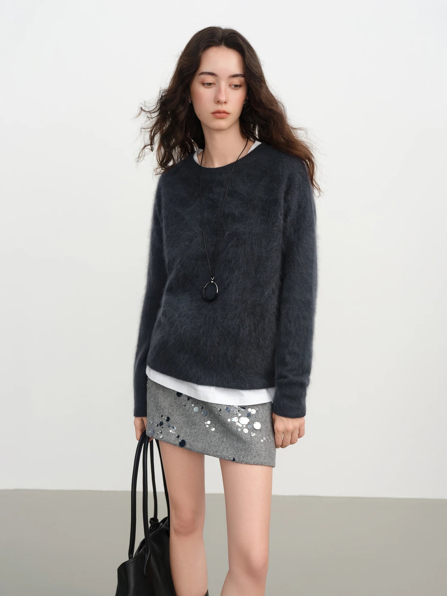 Wool Blend Cashmere  Pullover