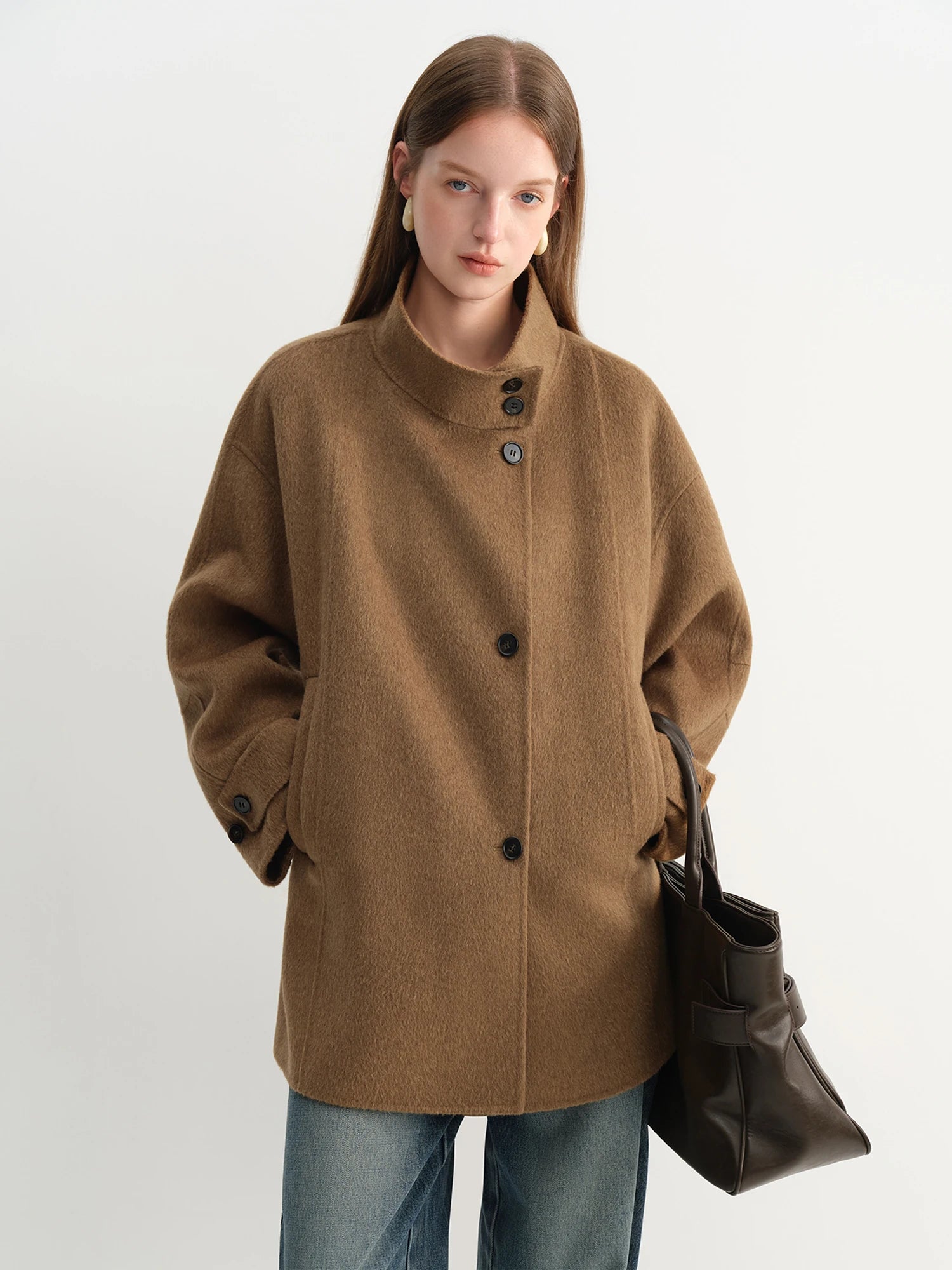 Double-faced Wool Small Coat