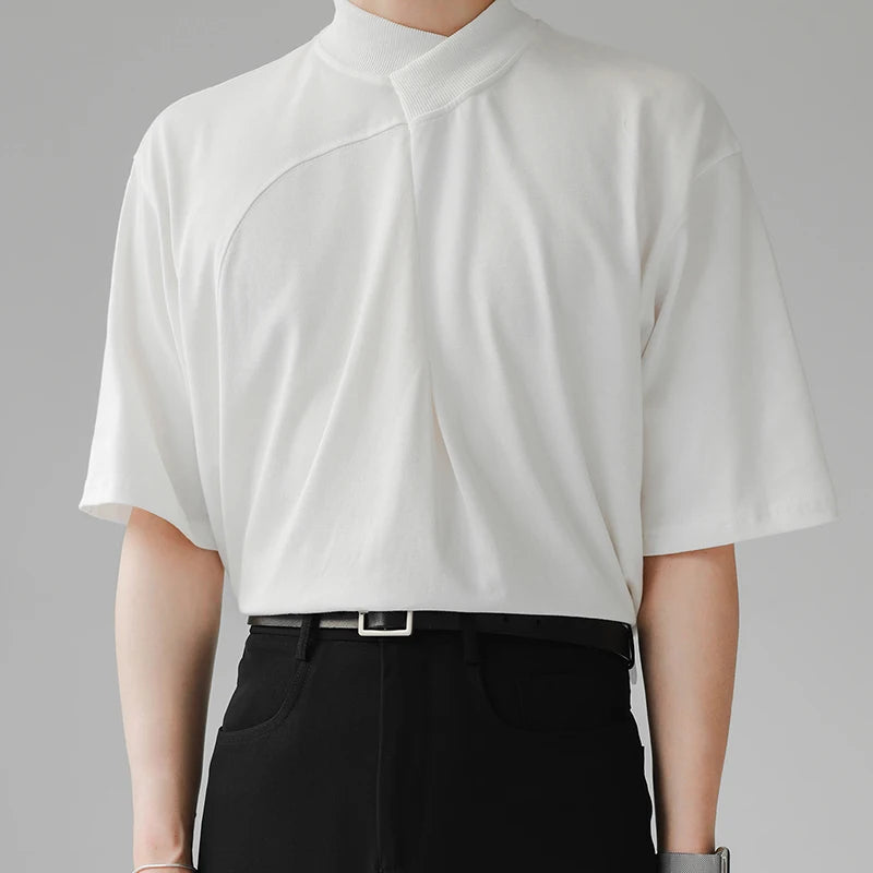 Turtleneck Short Sleeve T-shirt