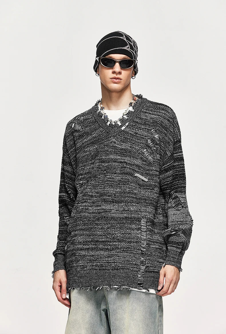 High Street Ripped Sweater