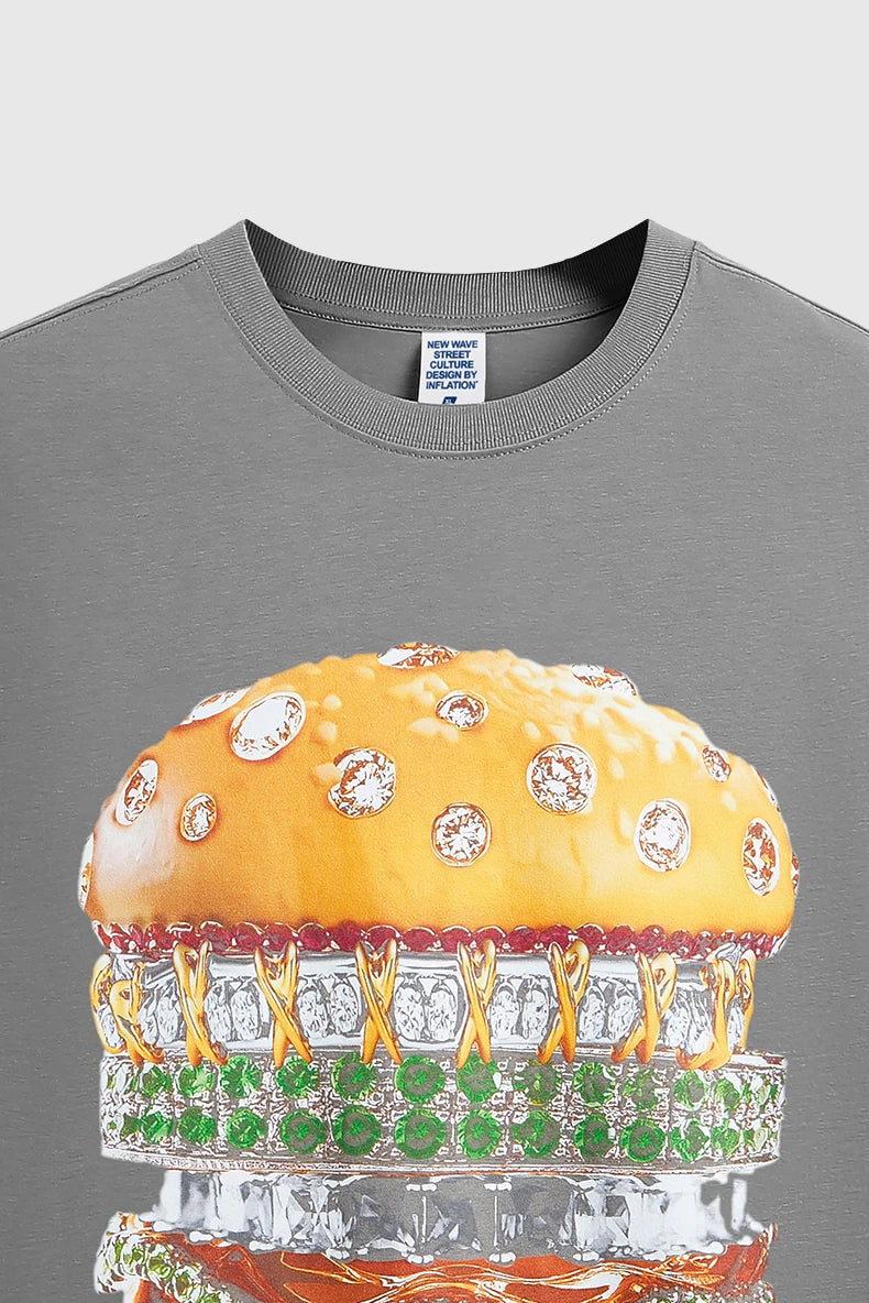 Hamburger Printed T-shirt