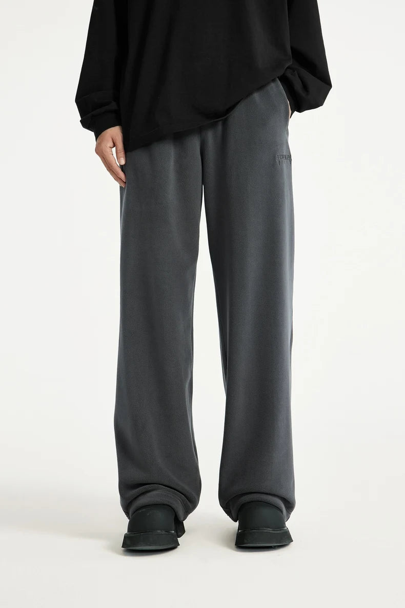 Fleece Straight Leg Pants