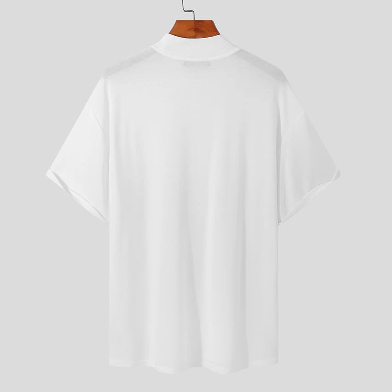 Turtleneck Short Sleeve T-shirt