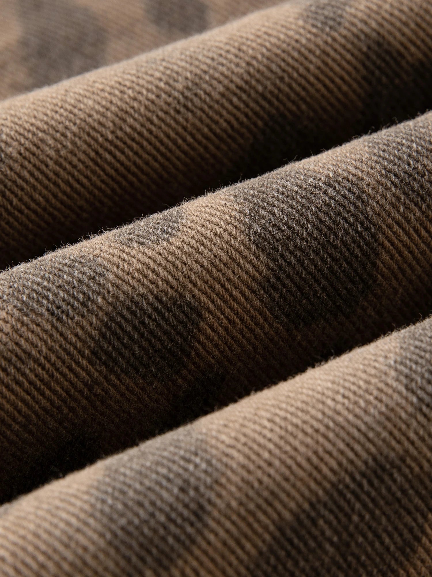 Washed Denim Leopard Pants