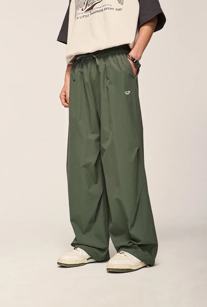 Nylon Parachute Pants