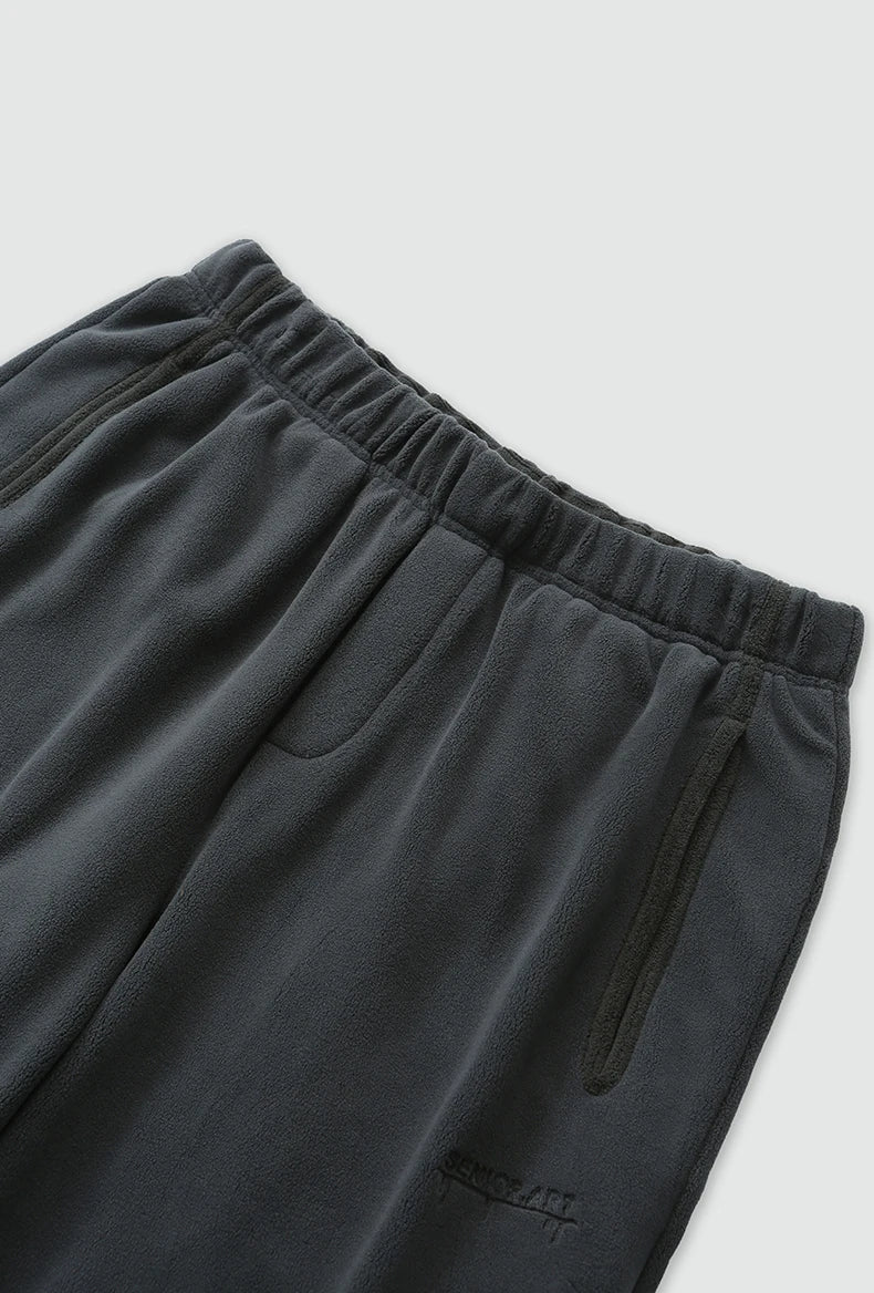 Fleece Straight Leg Pants