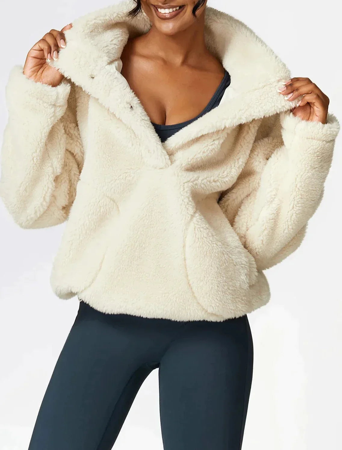 Soft fleece sweatshirt