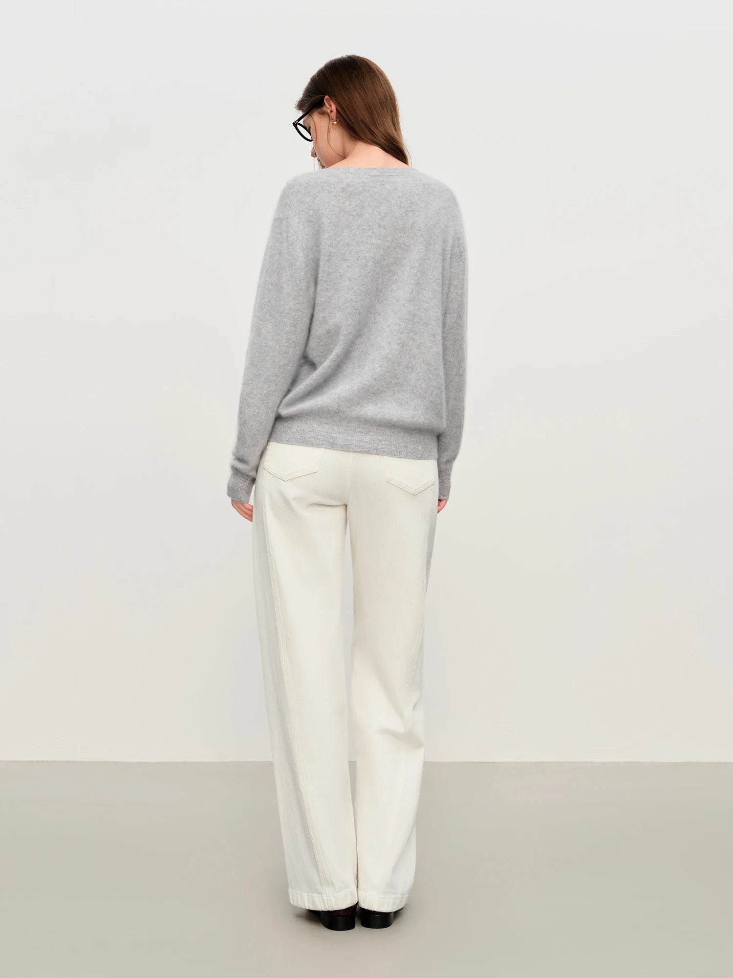 Wool Blend Knitted Cardigan