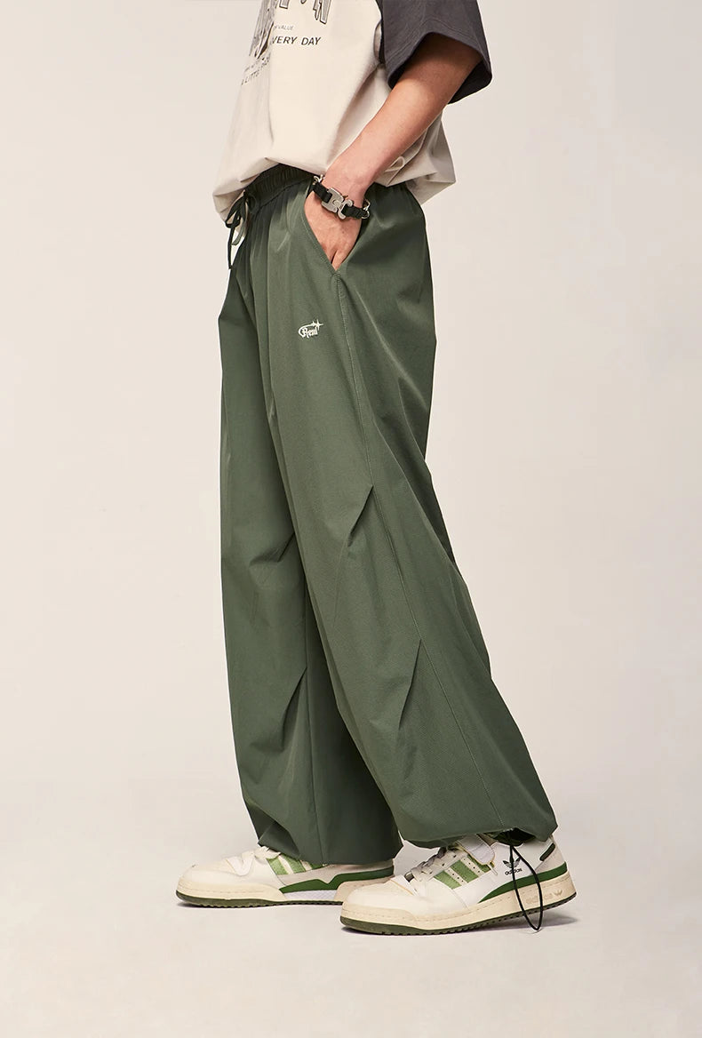 Nylon Parachute Pants