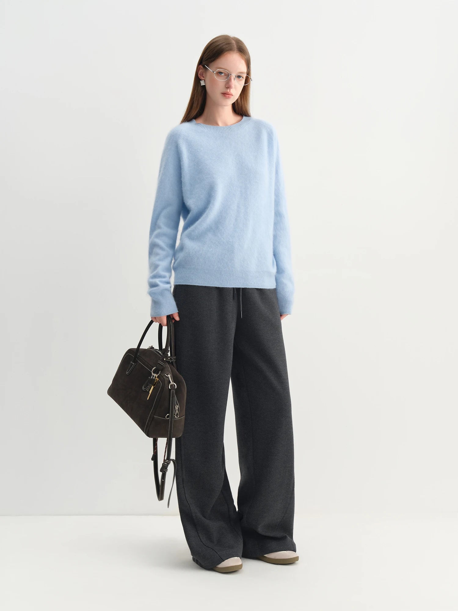 Wool Blend Cashmere  Pullover