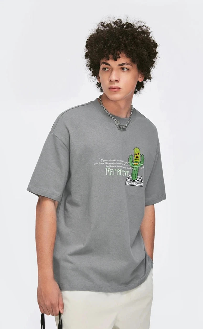 Oversized Cactus T-shirt