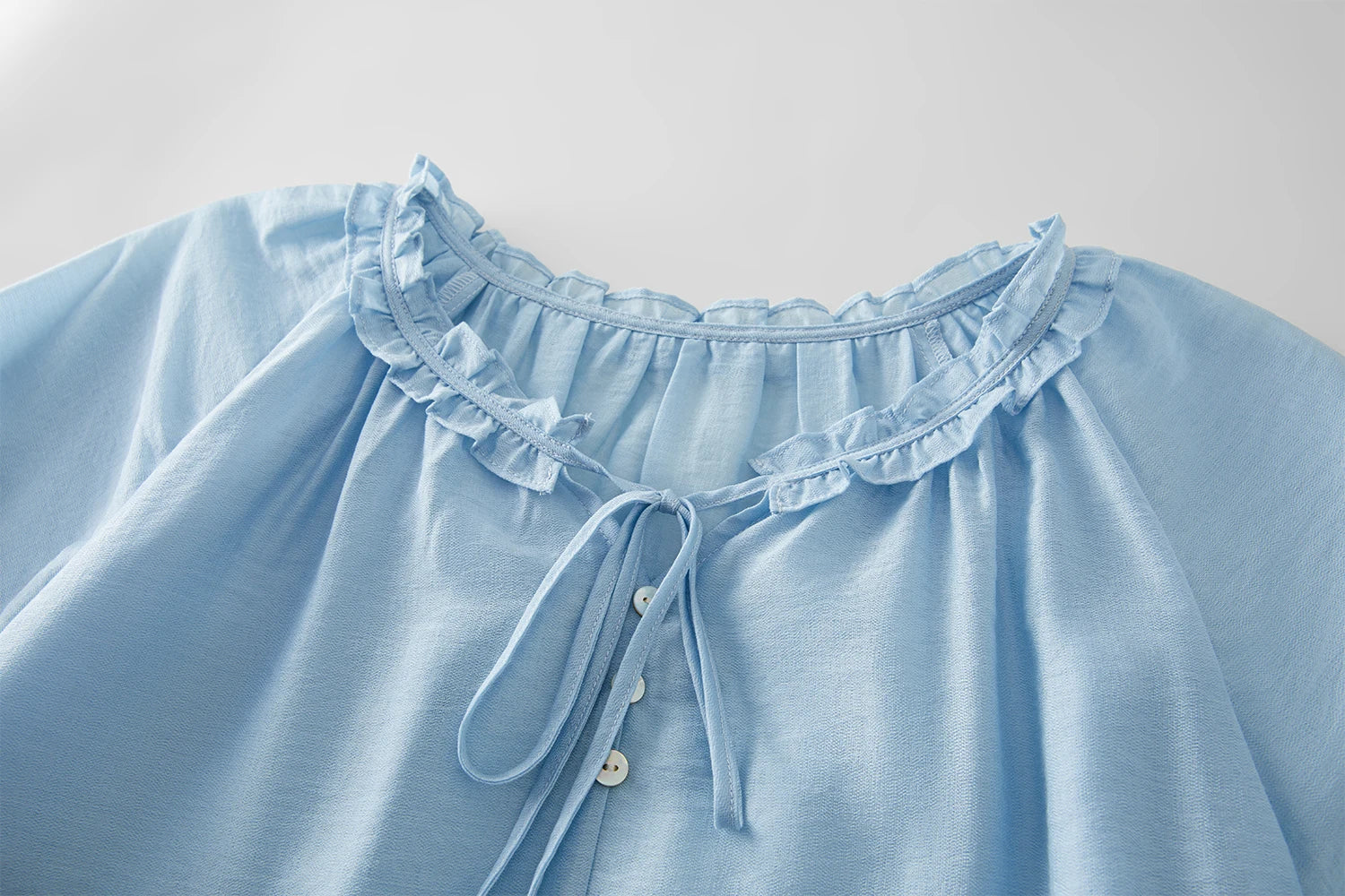 Summer Loose Light Blue Midi Dress