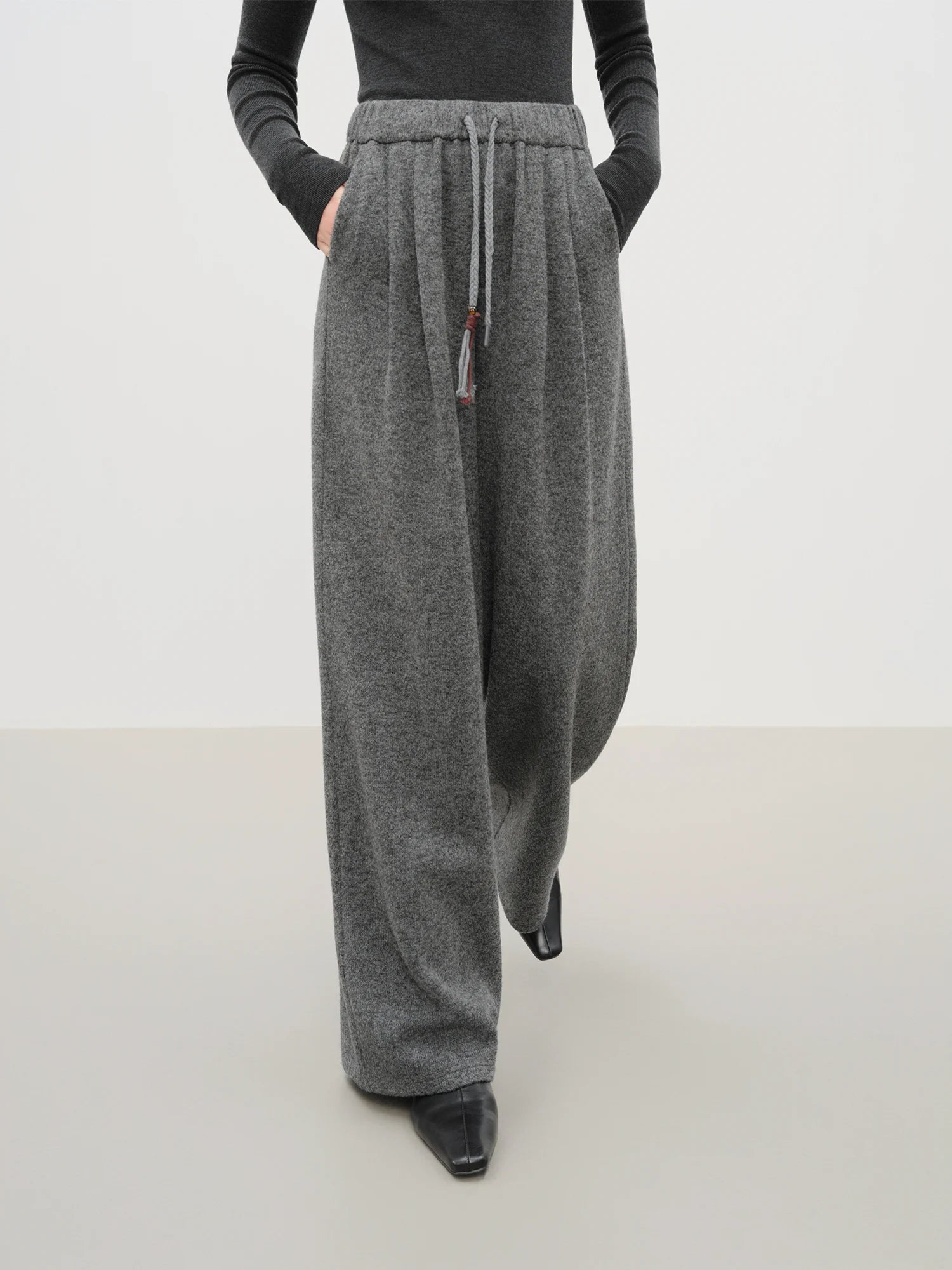 Casual Loose Wool Pants