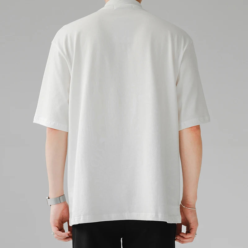 Turtleneck Short Sleeve T-shirt