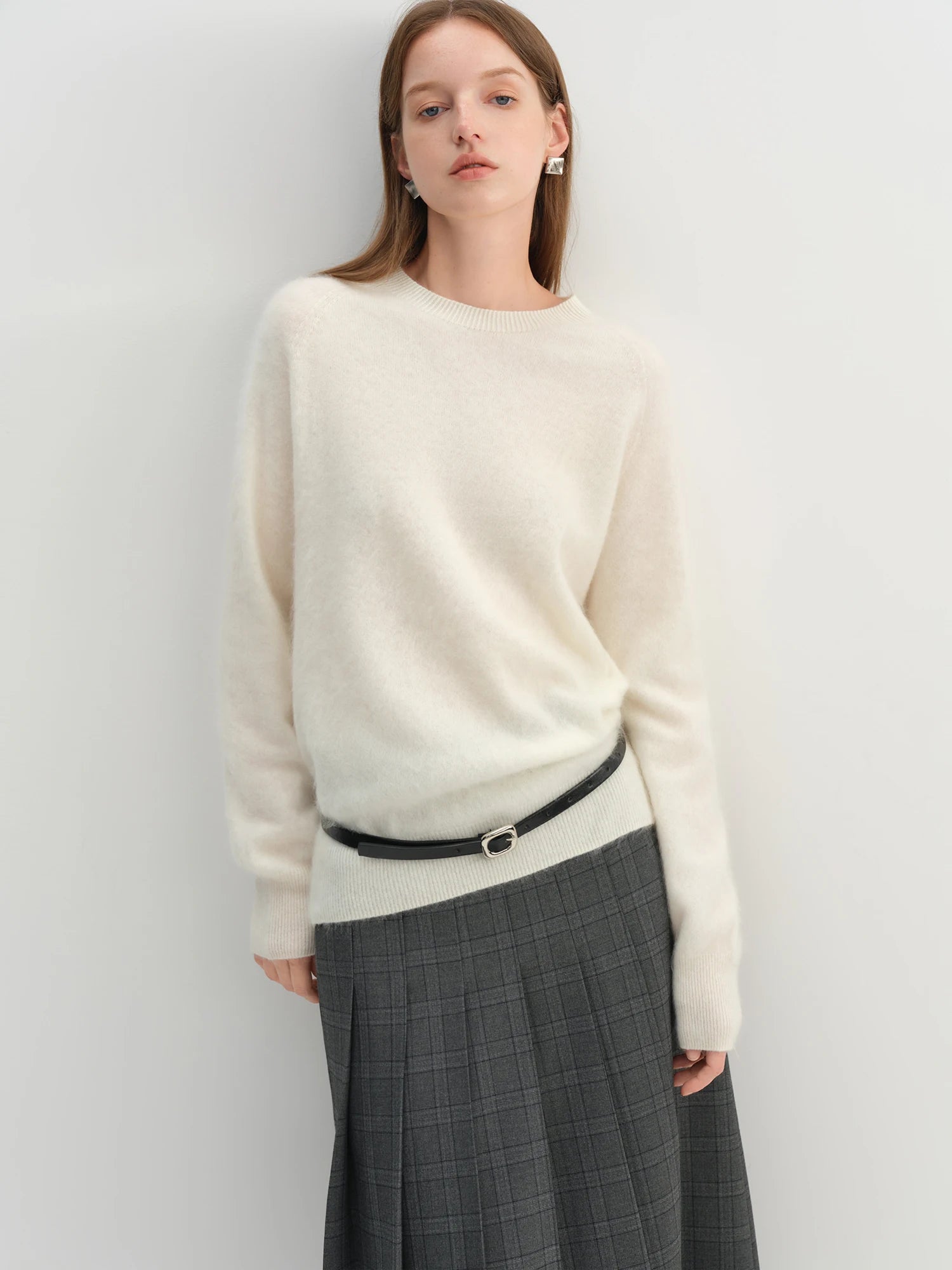 Wool Blend Cashmere  Pullover