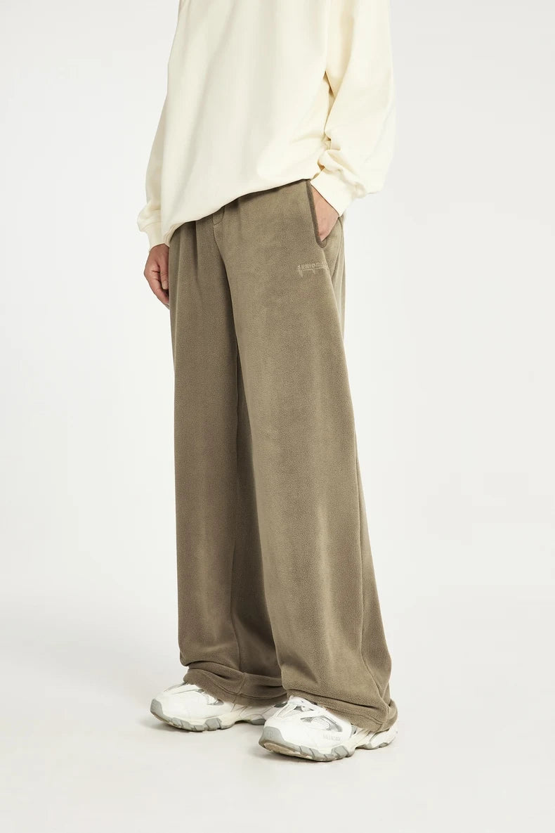 Fleece Straight Leg Pants