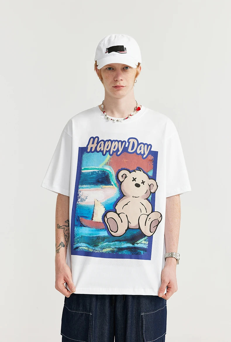 Bear Printing T-shirt