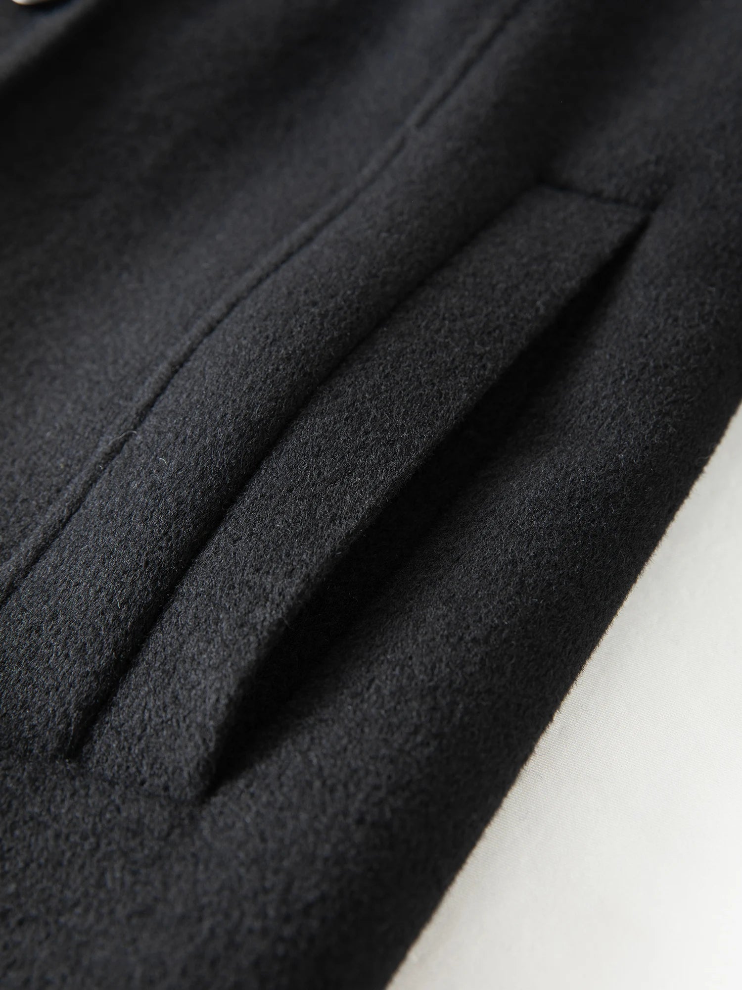 Wool Double-Faced Long Coat