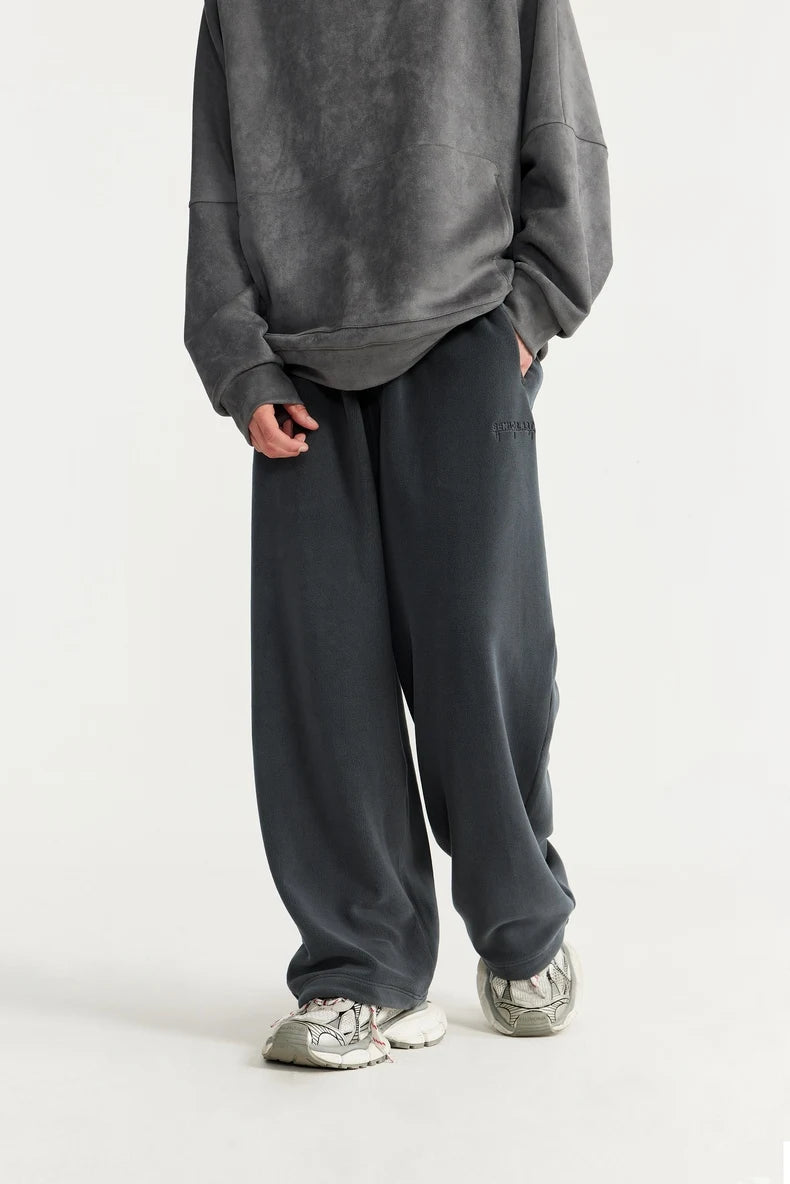 Fleece Straight Leg Pants