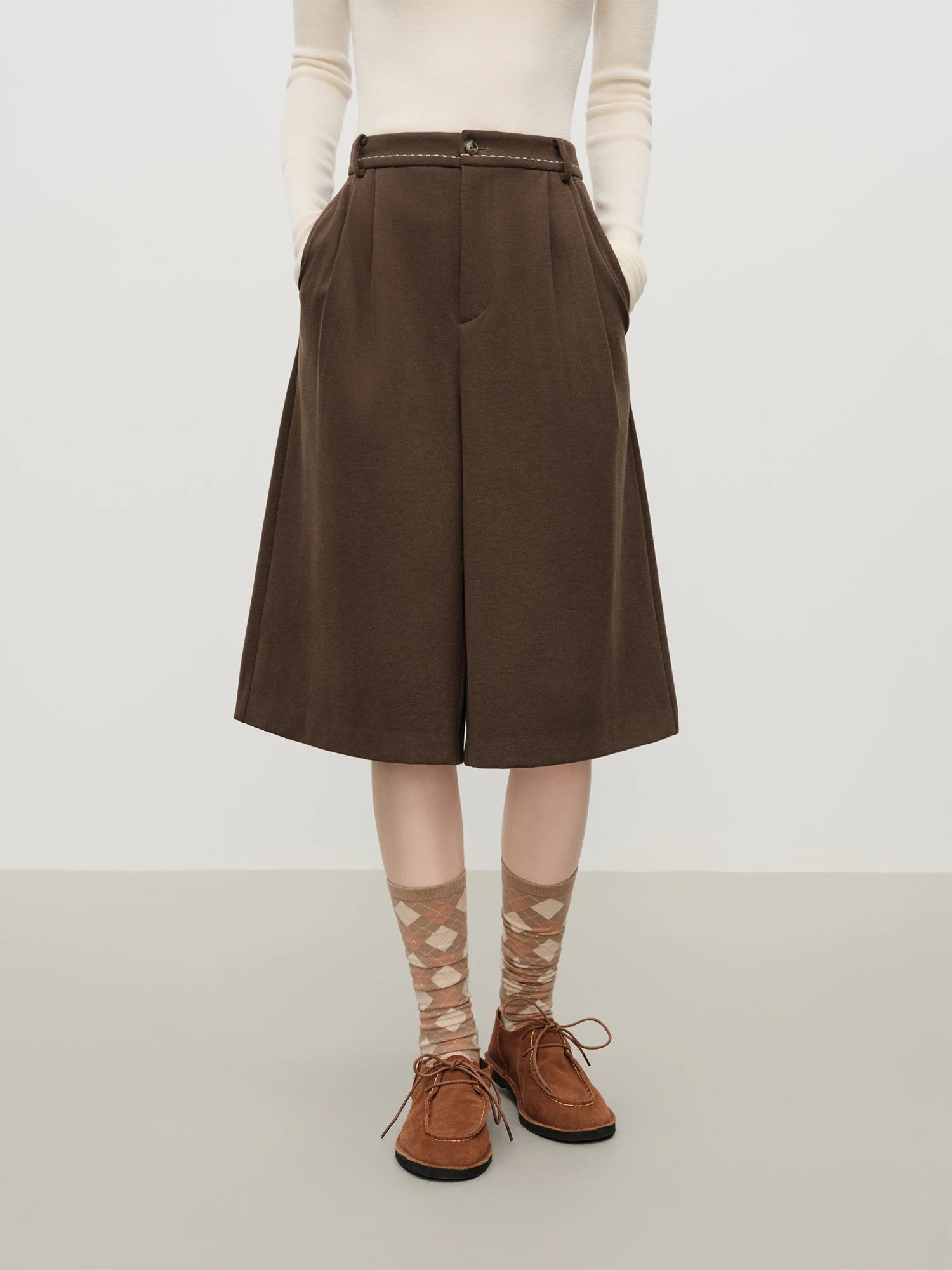 Loose Wide Leg Shorts