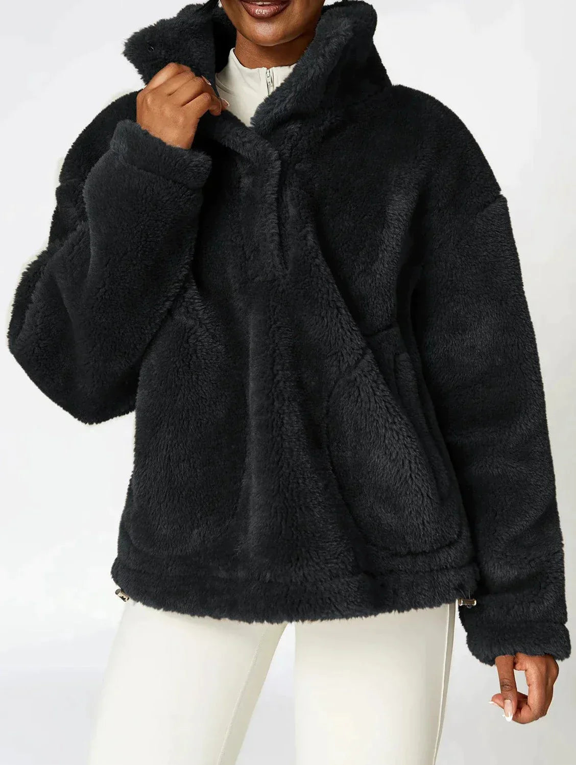 Soft fleece sweatshirt