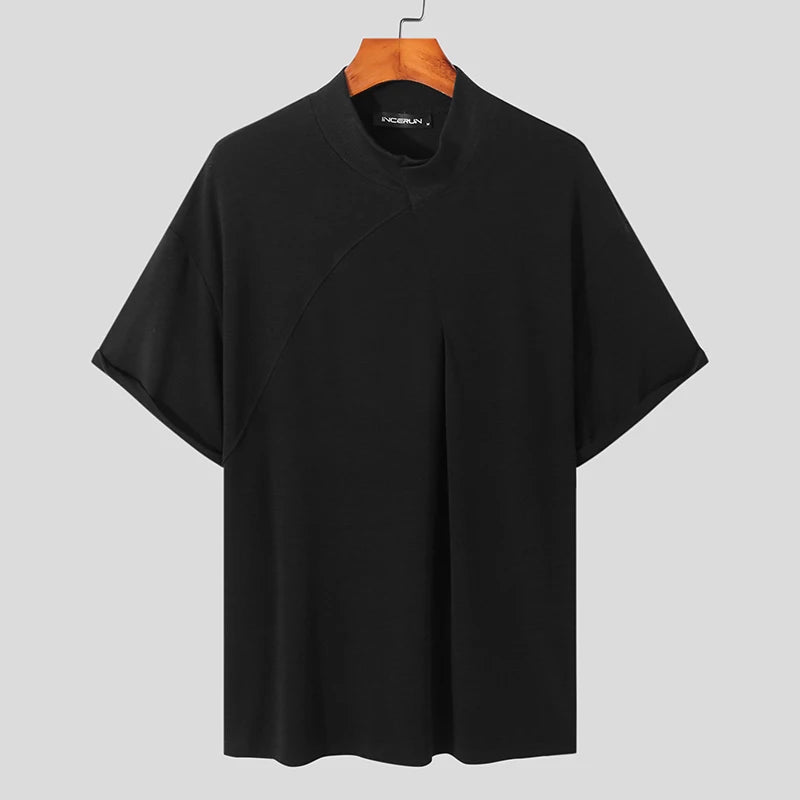 Turtleneck Short Sleeve T-shirt