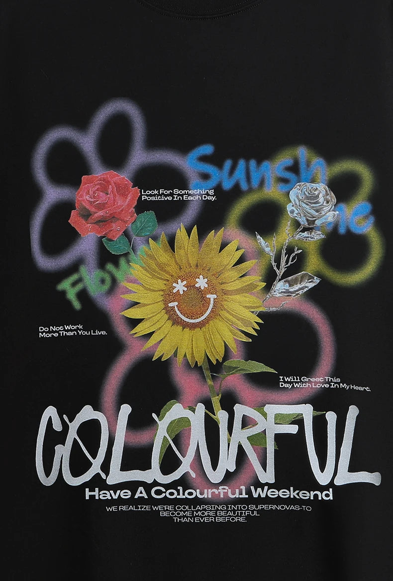 Graffiti Sunflower T-shirt