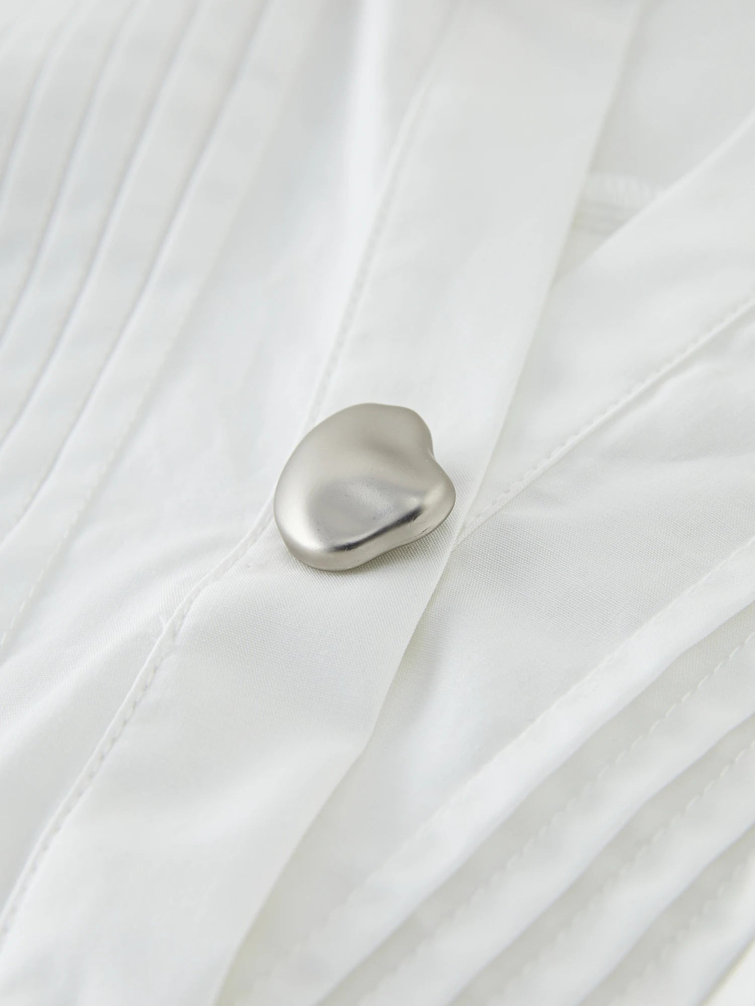 Stripe texture Blue Short-Sleeved Shirt