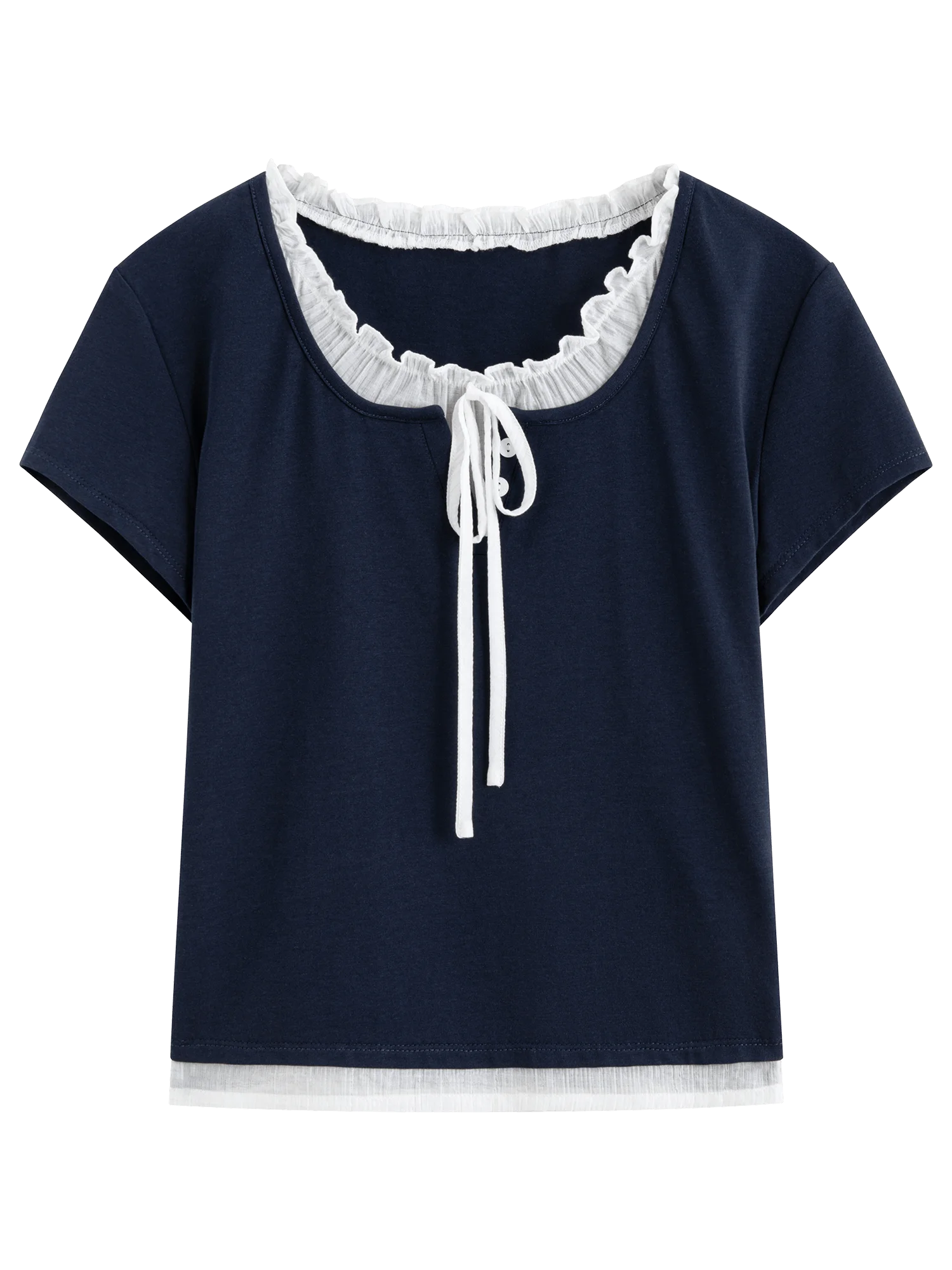 Elegant Navy Blue Top