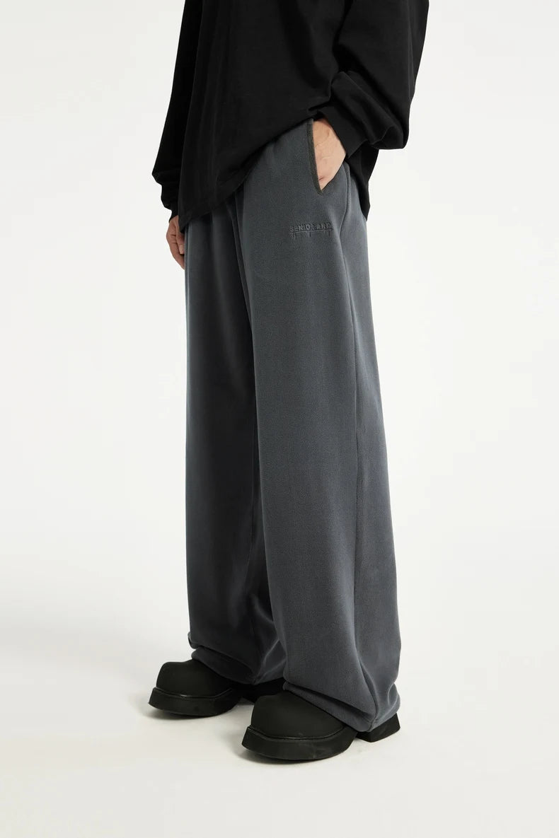 Fleece Straight Leg Pants