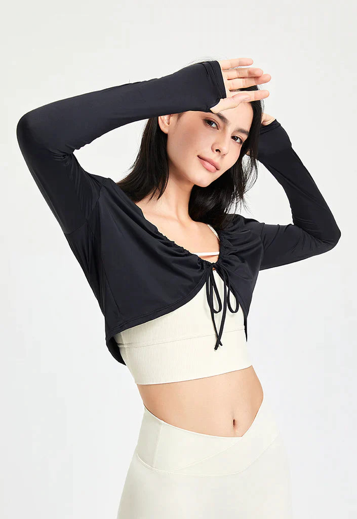 Scarf sports top