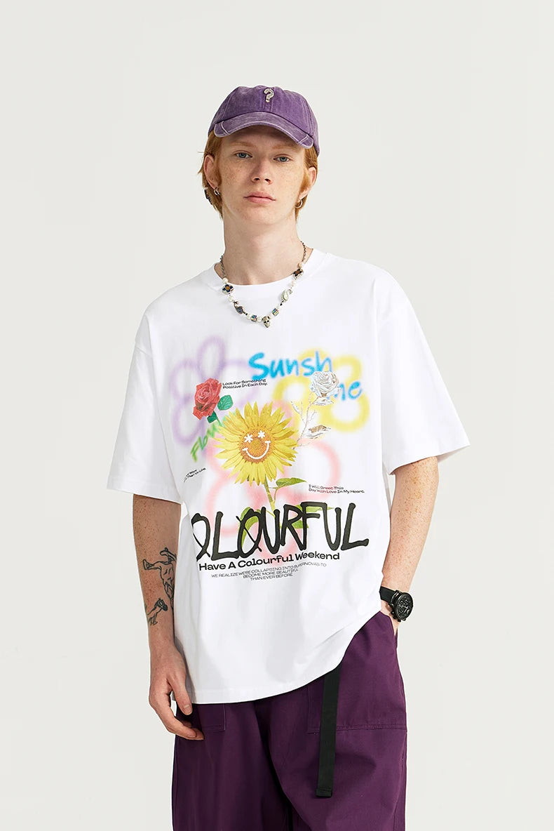 Graffiti Sunflower T-shirt