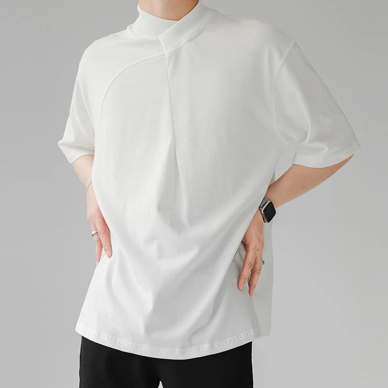 Turtleneck Short Sleeve T-shirt