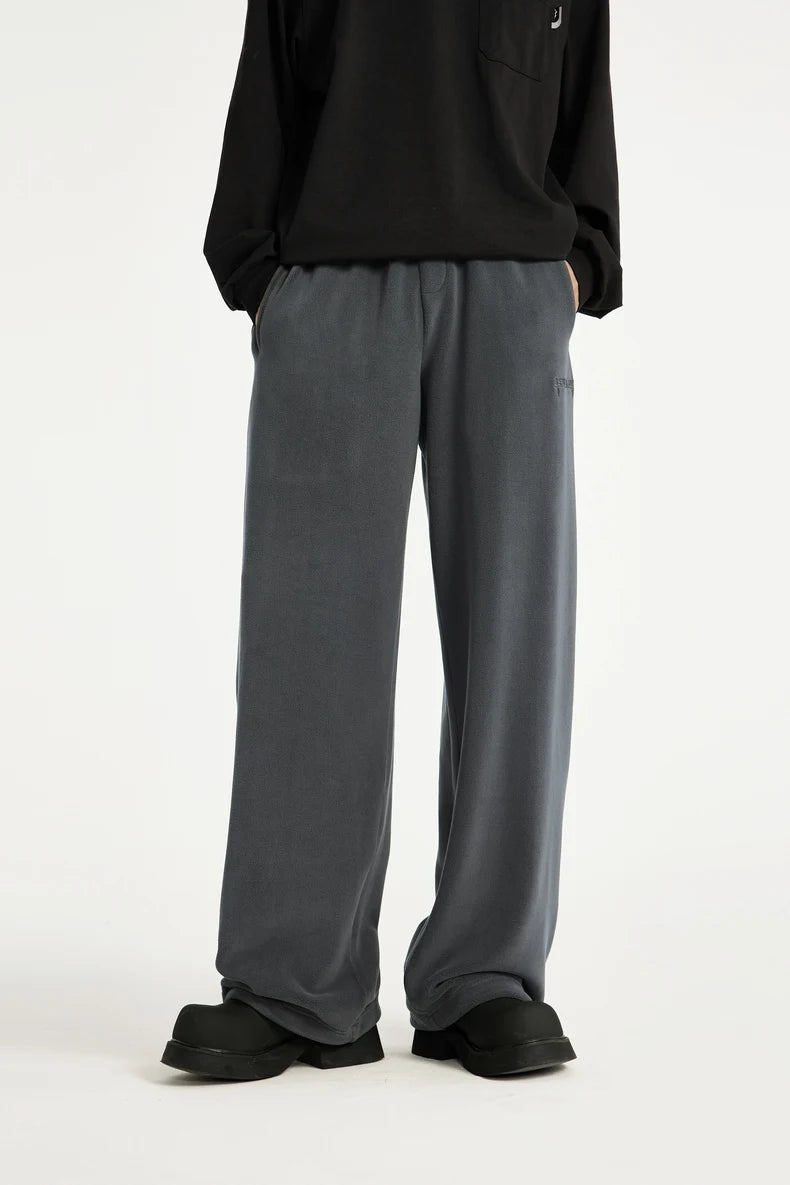 Fleece Straight Leg Pants