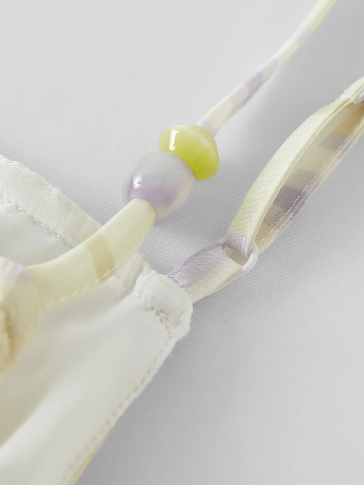 Rhombus Check Strap Midi Dress