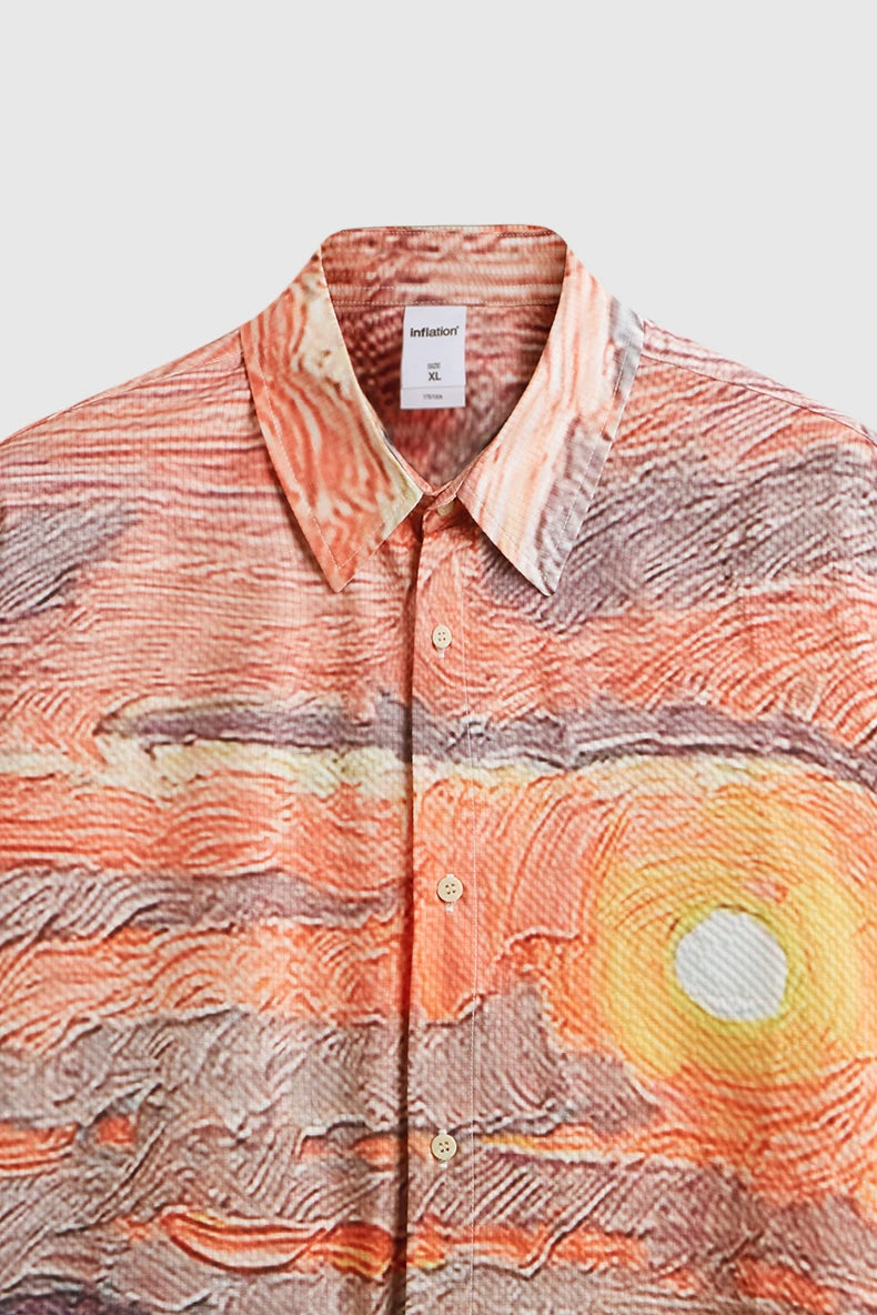 Lightweight Sunset Hawaiian Shirt