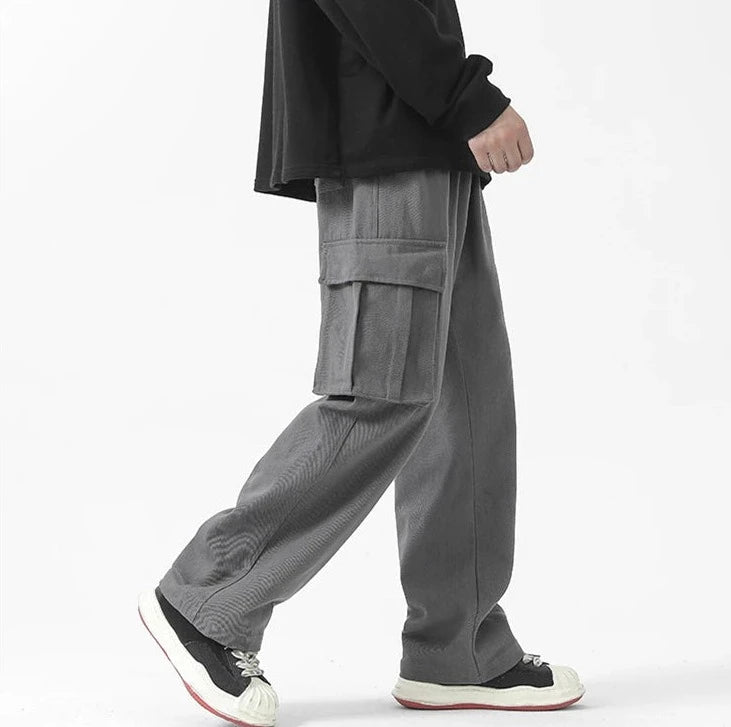 Retro Straight Cargo Pants