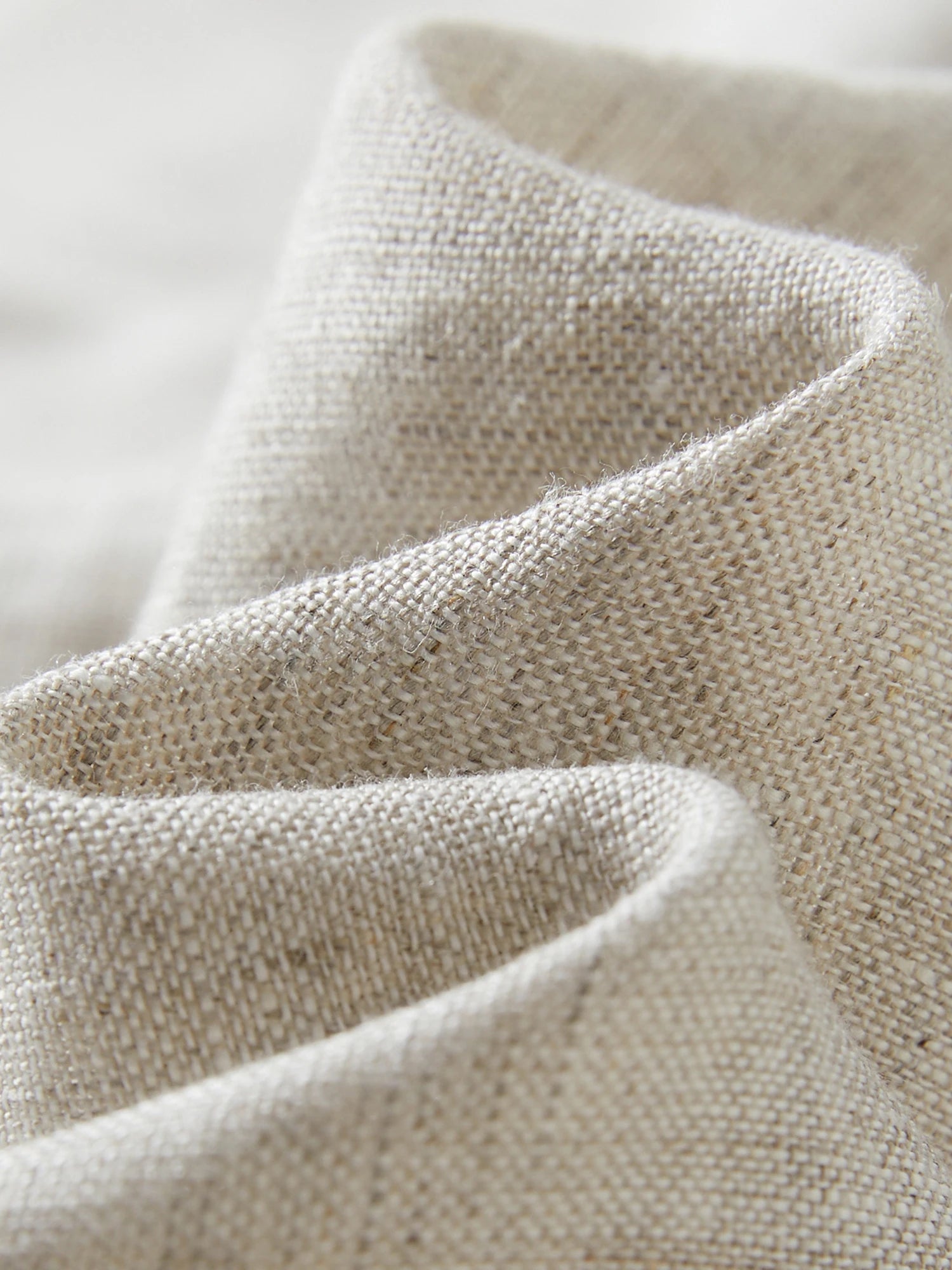 Sleeveless Linen Beige Top and Pants Set