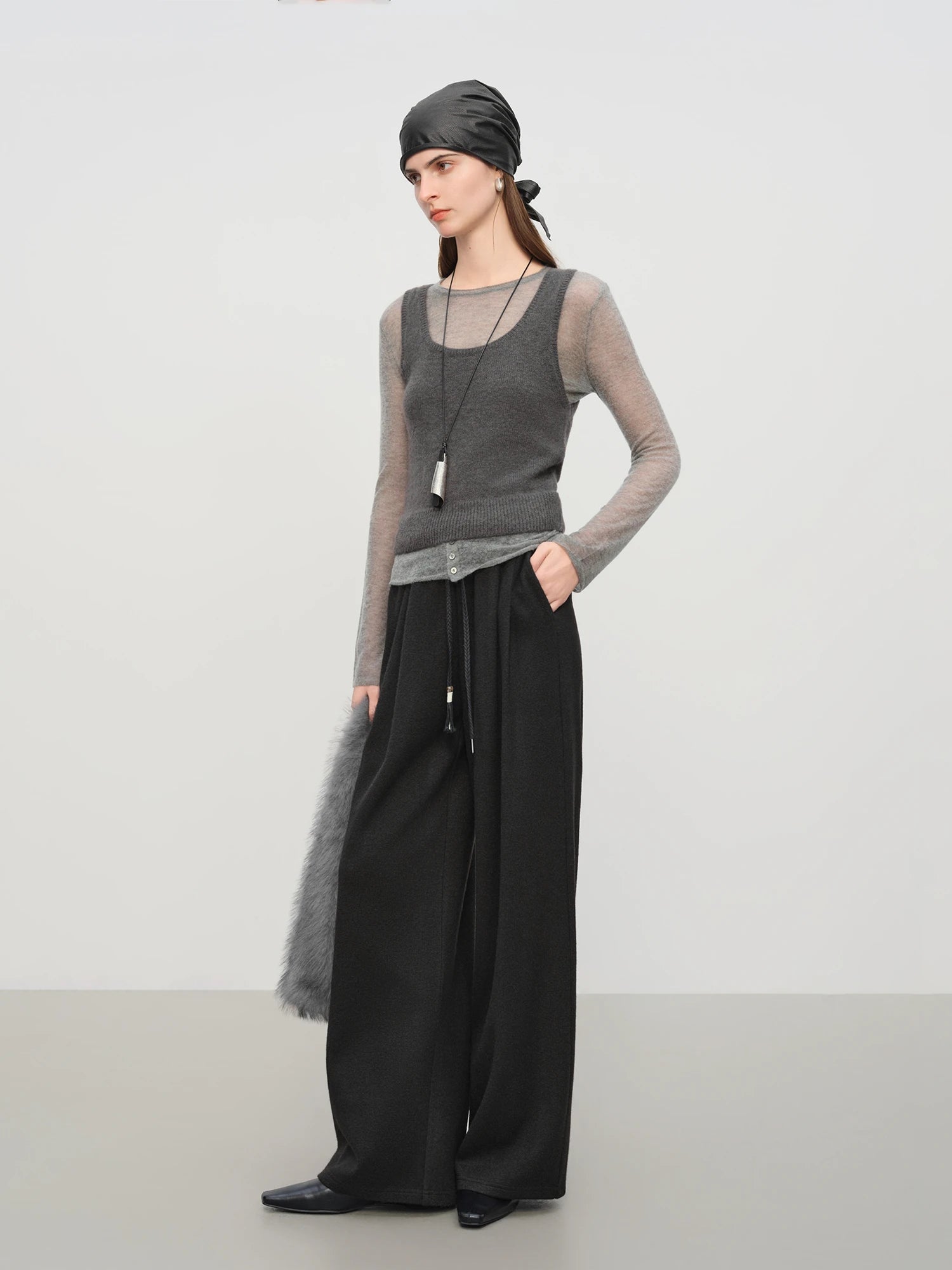 Casual Loose Wool Pants