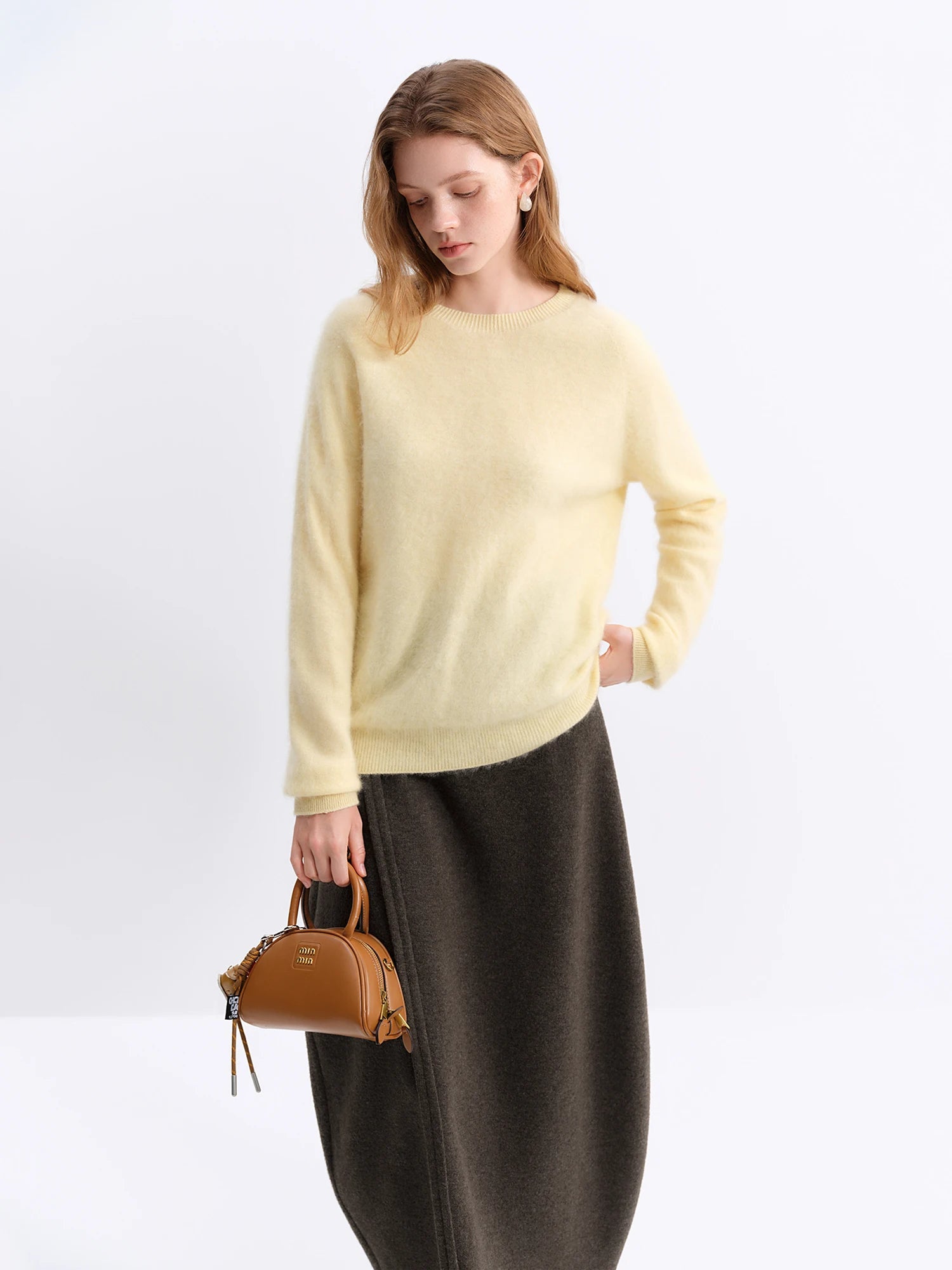 Wool Blend Cashmere  Pullover
