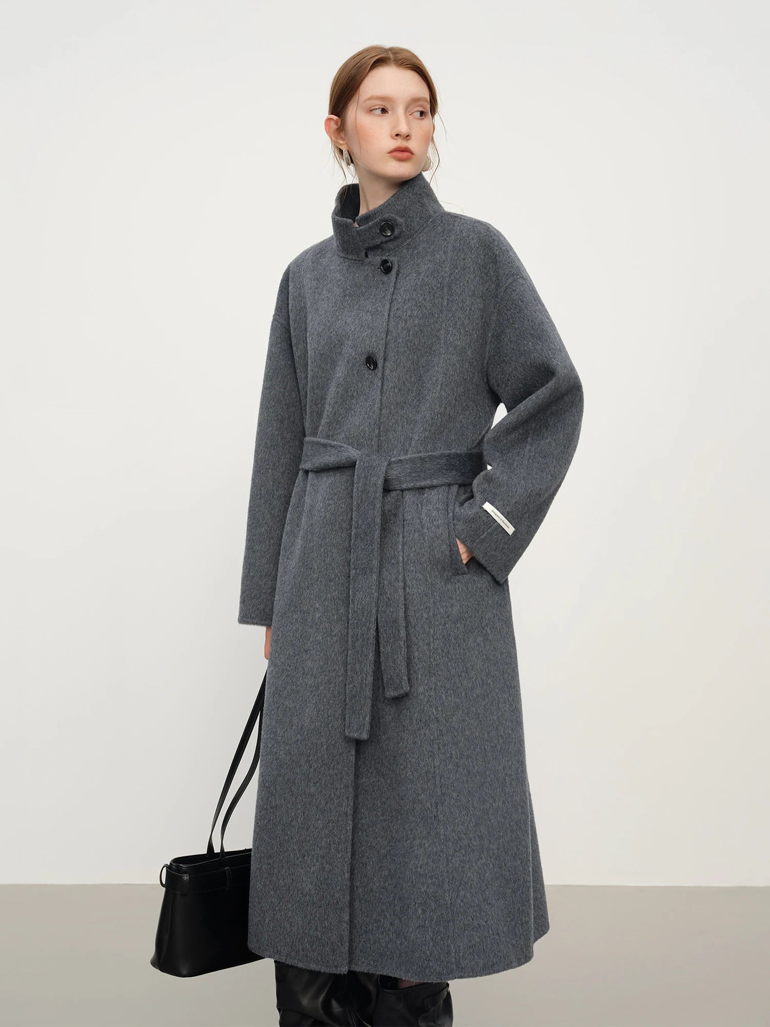 Wool Double-Faced Long Coat