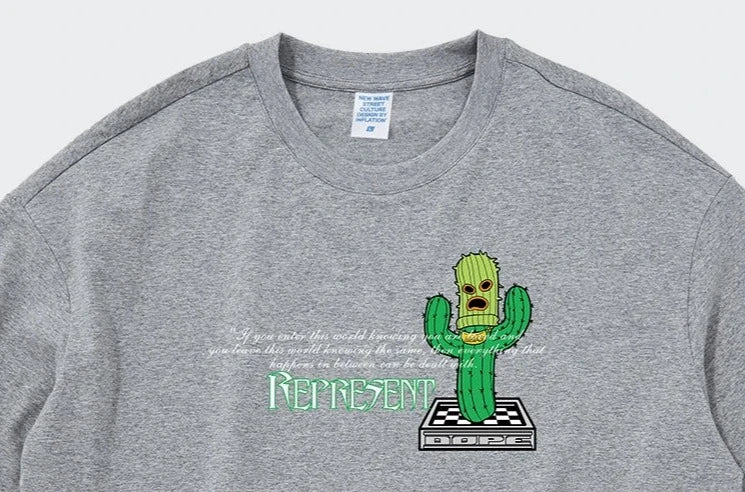 Oversized Cactus T-shirt